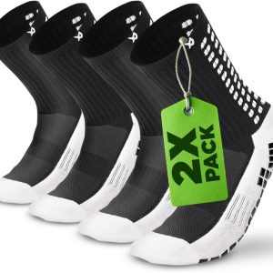 Dual Grip Socks - Soccer Grip Socks for Men and Women.  Performance & Comfort