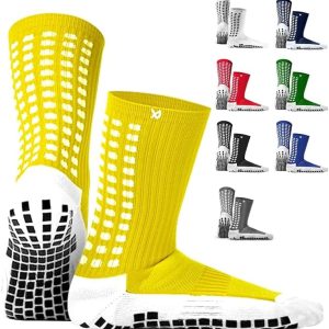 Dual Grip Socks - Soccer Grip Socks for Men and Women.  Performance & Comfort