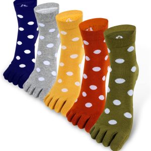 Funny Toe Socks Women Five Finger Sock Girls Cute Toe Seperated Cotton Running Athletic Sock