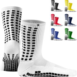 Dual Grip Socks - Soccer Grip Socks for Men and Women.  Performance & Comfort