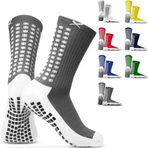 Dual Grip Socks - Soccer Grip Socks for Men and Women.  Performance & Comfort