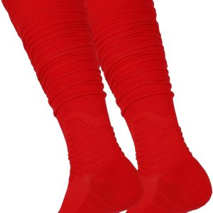 Football Socks 1 Pair, Ultra Long Ankle Padded Athletic Socks for Men Women Boys Girls