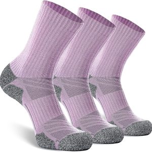 Hiking Socks, Cushion, Moisture Wicking, Arch Compression Boot Socks